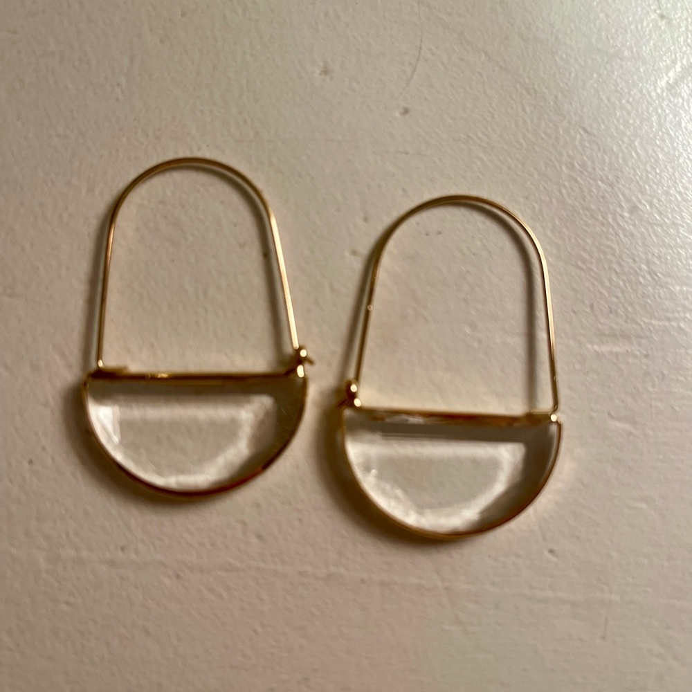 Beautiful crescent earrings